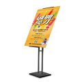 Poster Frame Display Racks Floor Standing Expandable Telescopic Iron Promotion Rotating Easel Stand For Activities Display